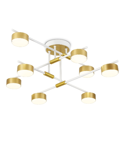 Потолочный светильник Ambrella light FL51751/8 WH/GD белый/золото GX53/8 max 12W 720*720*245