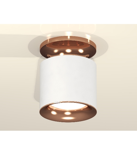 Светильник Ambrella Light XS7401142 SWH/PPG белый песок/золото розовое полированное MR16 GU5.3 (N7930, C7401, N7015)