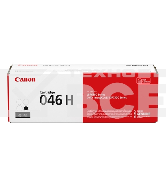Картридж лазерный Canon 046 H BK 1254C002 черный (6300 стр.) для Canon i-SENSYS MF735Cx, i-SENSYS LBP653Cdw, i-SENSYS LBP654Cx, i-SENSYS MF732Cdw, i-SENSYS MF734Cdw