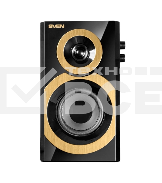 Колонки SVEN SPS-619 GOLD {акустическая система 2.0, мощность 2х10 Вт(RMS)}