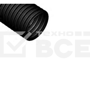 Труба гофрированная ПНД d63 мм с протяжкой черный (15 м) Ruvinil 26301