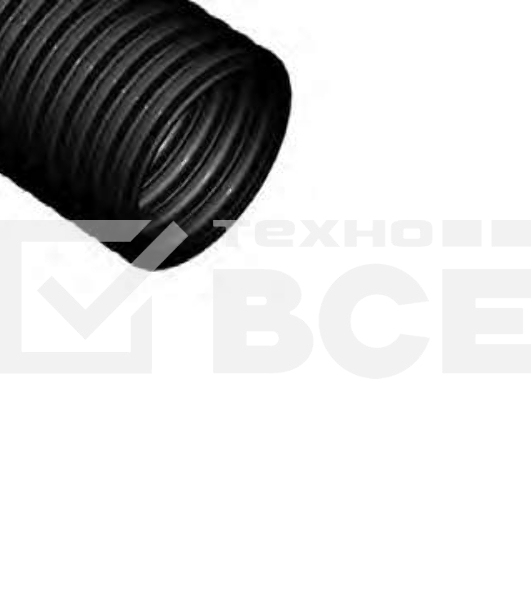 Труба гофрированная ПНД d63 мм с протяжкой черный (15 м) Ruvinil 26301