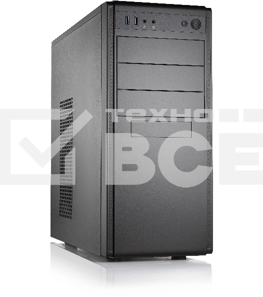 Компьютерный корпус  Case Foxline FL-886 ATX case, black, w/o PSU, w/2xUSB3.0, w/o pwrcord, w/o FAN