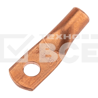 Наконечник медный ТМ 16-6-6 (16мм² - Ø6мм) (в упак. 5 шт.) Rexant