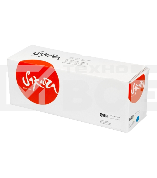 Картридж Sakura 46490631 для OKI C531DN/ C532DN/ C542DN/ MC563/ MC573, голубой, 7 000 к.