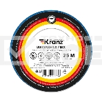 Изолента ПВХ KRANZ 0.13х15 мм, 25 м, синяя (5 шт./уп.), фото 1