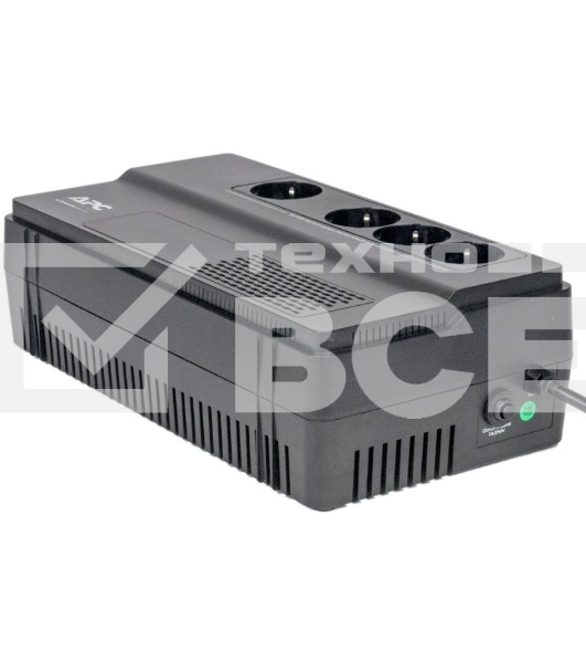 Источник бесперебойного питания APC Back-UPS BV1000I-GR 600Вт 1000ВА черный