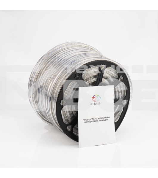 Дюралайт LED, постоянное свечение (2W) – теплый белый, 36 LED/м, бухта 100 м