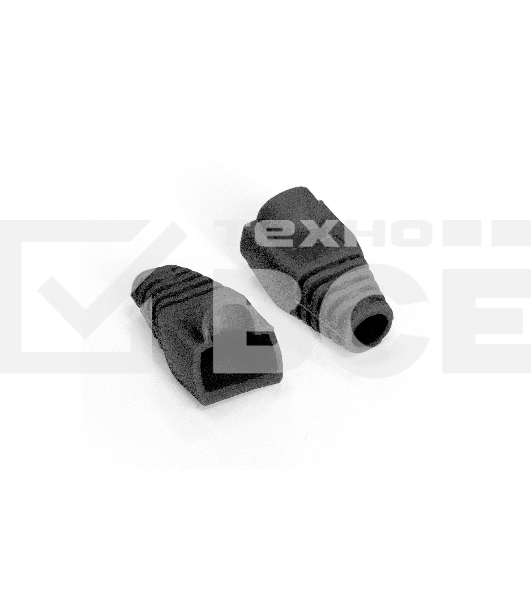 Колпачок ExeGate BC45-100-BK изолирующий для коннектора RJ-45, черный (100шт)
