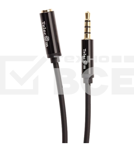 Кабель удлинит 3.5 Jack (M) - 3.5 Jack (F), 1.5м Telecom PRO <TAV7179M-1.5M>