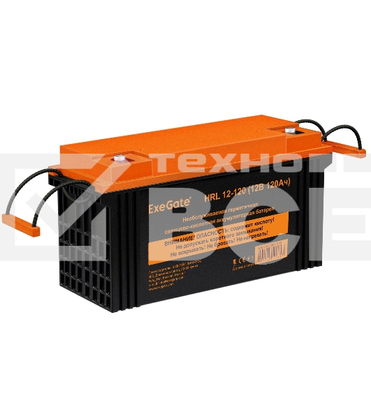 Аккумуляторная батарея ExeGate EX285657RUS HRL 12-120 (12V 120Ah, под болт М8)