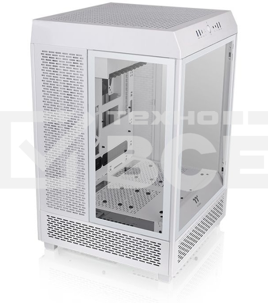 Компьютерный корпус Thermaltake The Tower 500 Snow CA-1X1-00M6WN-00 White,Win,SPCC,Tempered Glass*3,120mm Standard Fan*2