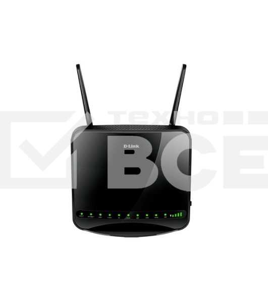 Беспроводной маршрутизатор/роутер D-Link DWR-956/4HDB1EAC1200 с поддержкой 4G LTE, портами Gigabit Ethernet и 1 FXS-портом