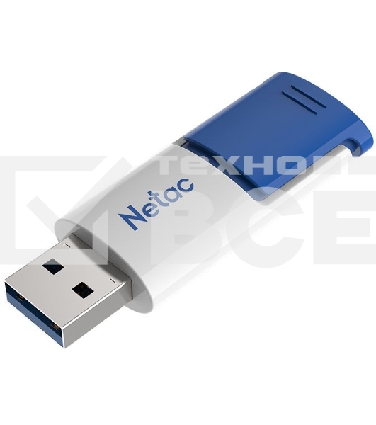 Флеш диск Netac 512Gb U182 NT03U182N-512G-30BL USB3.0 синий/белый
