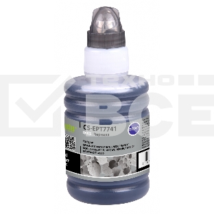 Чернила Cactus CS-EPT7741 T7741 черный140мл для Epson M100/101/105/200/201