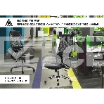 Кресло руководителя Бюрократ CH-608SL/BLACK TW-01 TW-11 черный, искусст.кожа/ткань, крестовина хром, спинка сетка, фото3