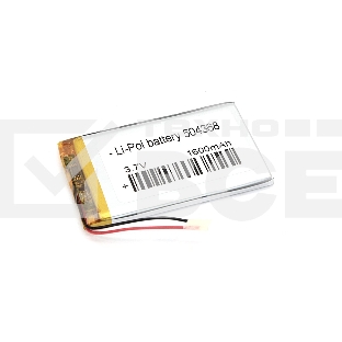 Портативный аккумулятор Li-Pol (батарея) 5x43x68мм 2pin 3.7V/1600mAh