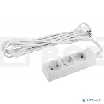 Удлинитель ЭРА U-3e-10m-3x1 с заземлением 3 гнезда 10 м полипропилен, 3х1 мм2, фото 1