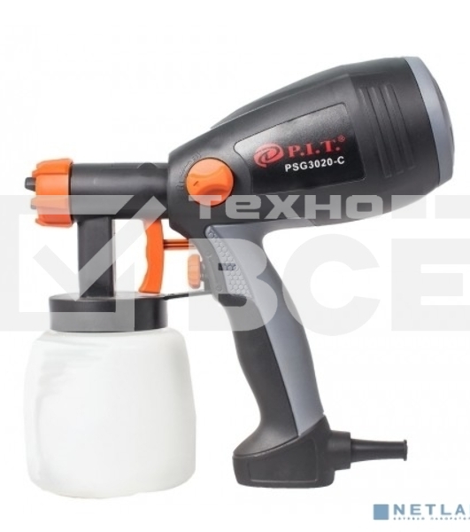 P.I.T Краскораспылитель PSG3020-C МАСТЕР (550Вт,700мл/мин,сопло 2,5 мм,бачок 800 мл,SDS разъем) PSG3020-C