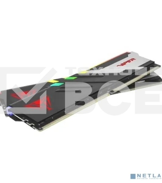Оперативная память Patriot Viper Venom, DDR5, 32GB (2x16GB), 6600MHz, CL34, с радиаторами, RGB, черный