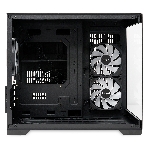 Компьютерный корпус HSPD F330, Panoramic Mini-tower, черный, TG, 0.5 SPCC, 3x120мм ARGB mATX, mITX 160/400/200мм 1x2.5', 2x3.5', 4xPCI 1xUSB-C 3.0, 2xUSB-A1.0 428x280x375мм, фото16