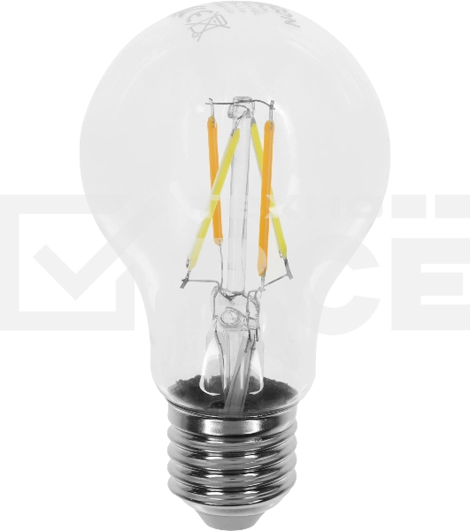 Умная LED лампа филамент GEOZON/E27/A60/5.5W/2200K-5500K/Wi-Fi/AC 220-250В, 50/60Гц/500lm/transparent GSH-SLF01