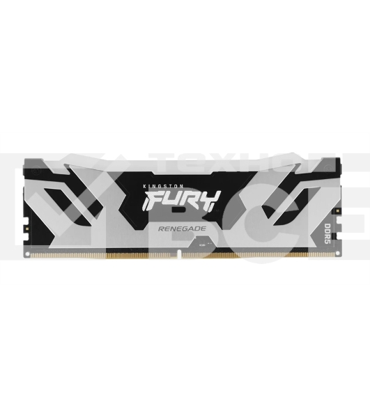 Оперативная память Kingston Fury Renegade, DDR5, 16GB (1x16GB), 6800MHz, CL36, радиатор, RGB, серебристый