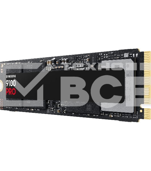Твердотельный диск 4TB Samsung 9100 PRO, M.2, PCI-E 5.0 x4, TLC 3D NAND [R/W - 14800/13400 MB/s]