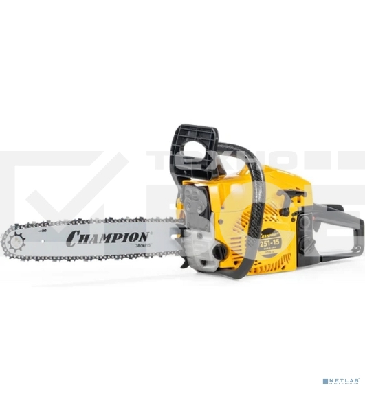 Бензопила CHAMPION 251-15 { 2,3кВт 50,8см? легкий старт 5,6кг }