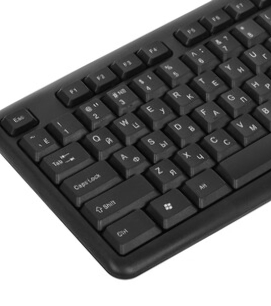 Клавиатура проводная Defender HB-420, USB, черный