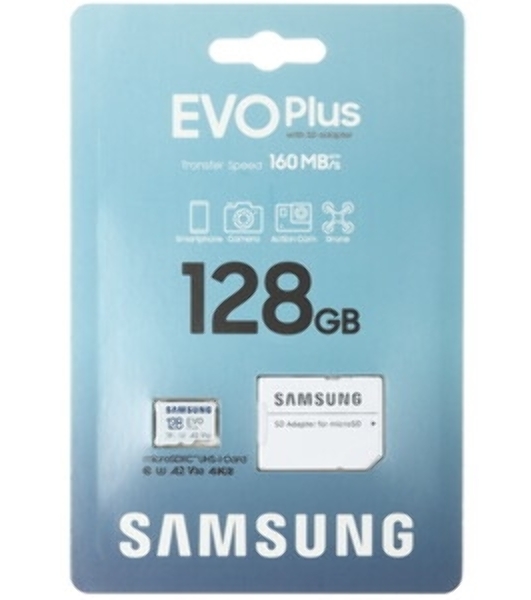 Флеш карта Samsung EVO Plus microSDXC 128 Gb MB-MC128SA/APC