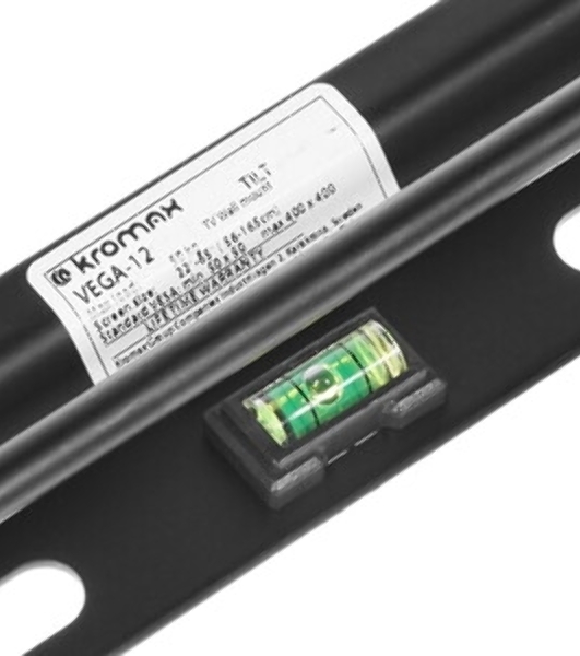 Кронштейн для телевизора Kromax VEGA-12 черный 22'-65' макс.50кг настенный наклон