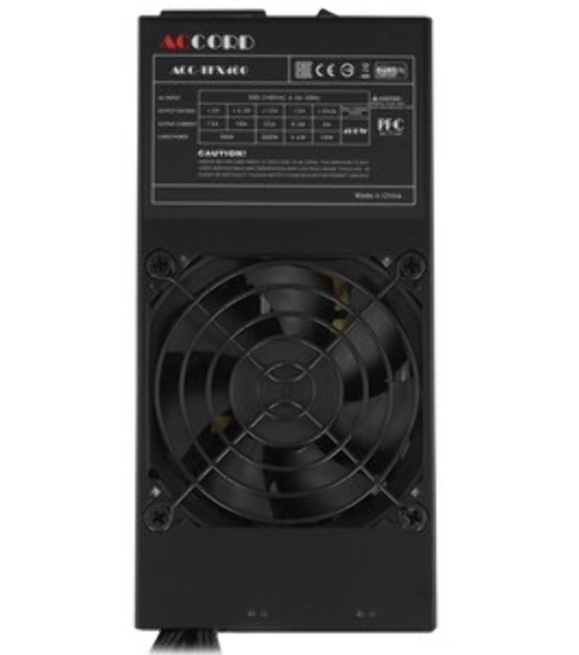 Блок питания Accord ACC-TFX400, 400Вт, 80мм, черный