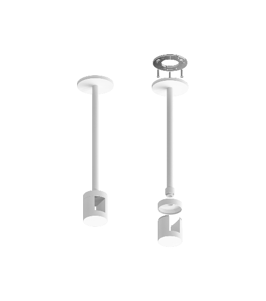 Крепеж накладной A9226 WH белый D20*200mm