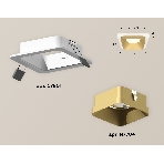 Комплект встраиваемого светильника Ambrella light XC7901004 SWH/SGD белый песок/золото песок MR16 GU5.3 (C7901, N7704), фото 1