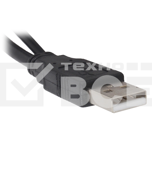 Кабель Gembird/Cablexpert CCP-USB22-AM5P-3 USB 2.0 Pro Кабель , 2xAM/miniBM 5P, 0.9м, экран, черный 