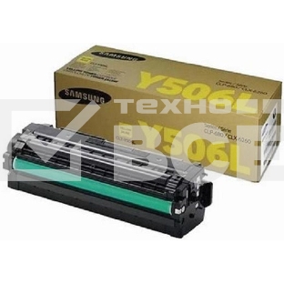 Картридж лазерный Samsung CLT-Y506L/SU517A желтый для Samsung CLP-680/CLX-6260 (3500стр.)