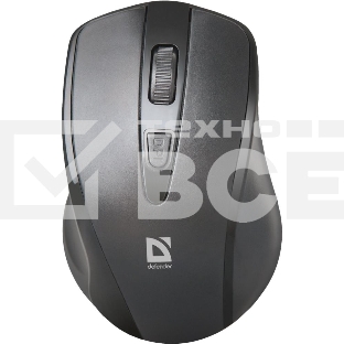 Мышь беспроводная Defender Datum MM-265 черный, 1600 dpi, радиоканал, USB, кнопки - 4