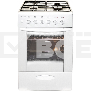 Комбинированная плита Лысьва ЭГ 404 МС-2у белый (стеклянная крышка) реш.чугун