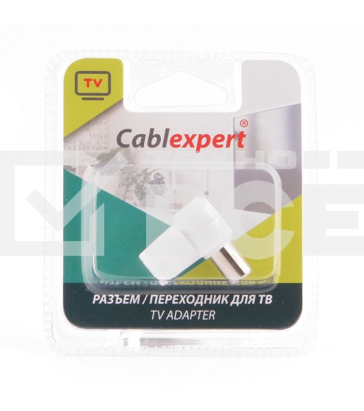 Разъем Cablexpert TVPL-9, TV (папа), 90 градусов, блистер