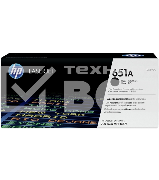 Картридж лазерный HP CE340A 651A черный для LaserJet 700 Color MFP 775 13500стр.