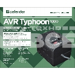 Стабилизатор, Defender AVR Typhoon 1000 максимальная мощность 320 Вт, фото4