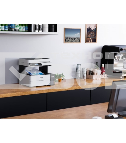 МФУ струйный Epson L6490 (C11CJ88405), A4, цветной, печ. до 17 стр/мин. (ч/б) до 9.5 стр/мин. (цвет), 1200 x 4800 dpi (печать) 1200x2400dpi (скан.), USB, RJ-45, Wi-Fi