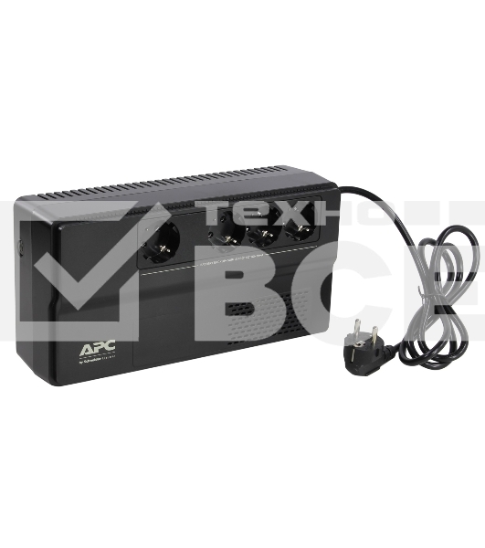Источник бесперебойного питания APC Back-UPS BV1000I-GR 600Вт 1000ВА черный