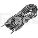 Кабель соединительный аудио-видео Buro BAAC002-1 Jack 3.5 (m)/Jack 3.5 (m) 1м. черный, фото 1