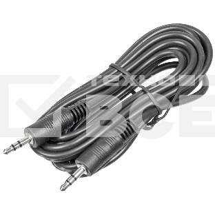 Кабель соединительный аудио-видео Buro BAAC002-1 Jack 3.5 (m)/Jack 3.5 (m) 1м. черный