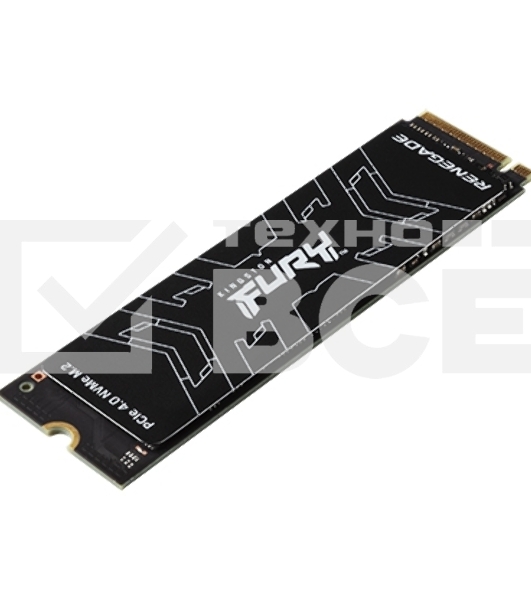Накопитель SSD Kingston Fury Renegade, 1Tb, PCIe 4.0 x4, M.2 2280, NVMe, R/W 7300/6000, с радиатором