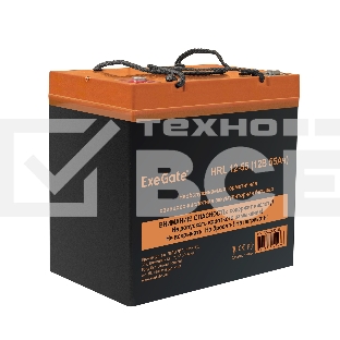 Аккумуляторная батарея ExeGate EX285652RUS HRL 12-55 (12V 55Ah, под болт М6)