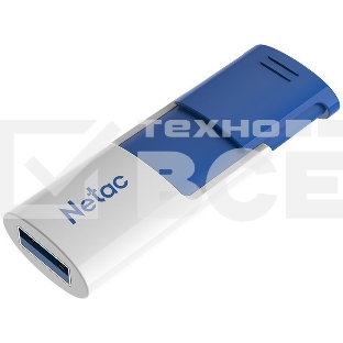 Флеш диск Netac 512Gb U182 NT03U182N-512G-30BL USB3.0 синий/белый