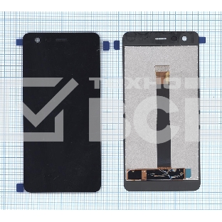 Дисплей для Nokia 2 черный